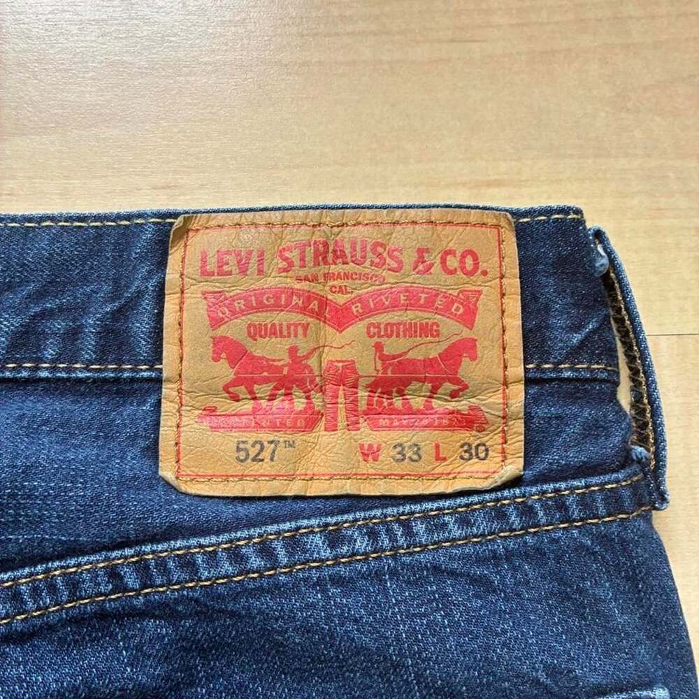 Levi's 527 Bootcut Jeans Size 33x30 Dark Wash Denim